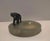 Vienna Austrian Bronze Elephant on Green Onyx Marble Tray, Circa 1920s For Sale In Atlanta - Image 6 of 9