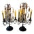 Early 20th Century French Girandole Candelabra Lamps - a Pair For Sale