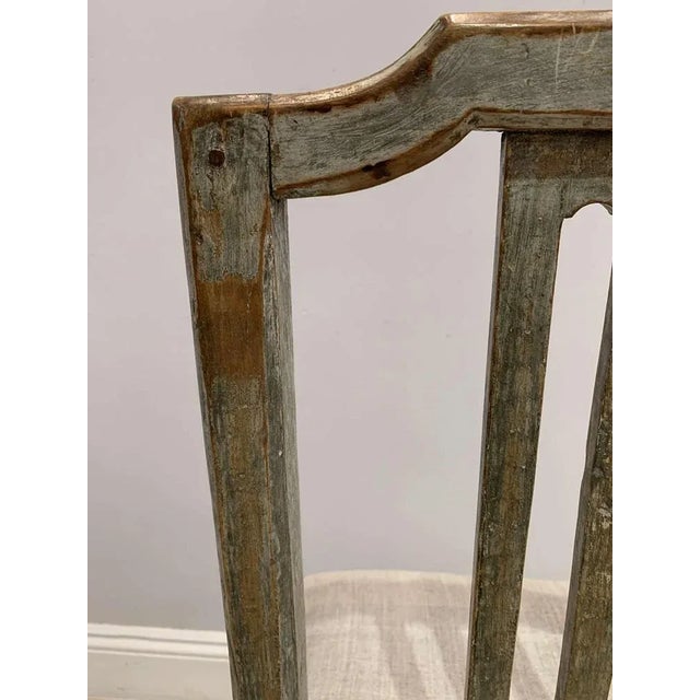 Swedish Gustavian Painted Chair, 1800s For Sale - Image 12 of 13