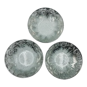 Vintage Dorothy Thorpe “Atomic Splash” Nut Dishes- Set of 3