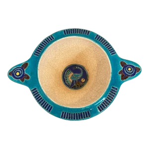 French Art Deco Bowl by Atelier Primevera Longwy France Pottery