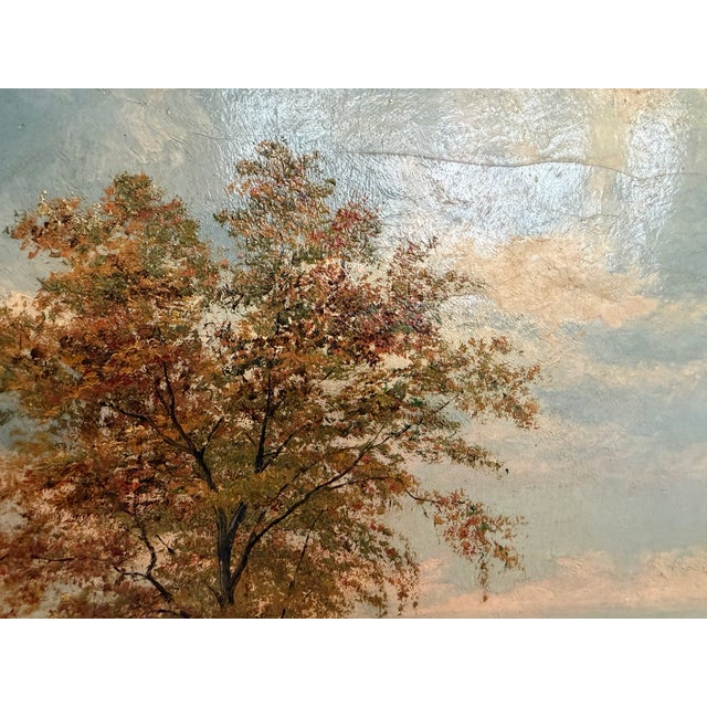 This signed and dated 1907 oil on canvas by Gustav Waldemar Leufstedt (1867–1909) represents a refined example of early...