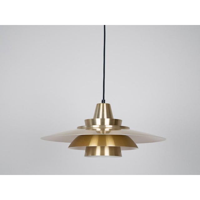 Vintage Aluminum Pendant Lamp by David Mogensen for Superlight, 1980s For Sale - Image 3 of 12
