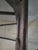 Copper Vintage Faux‑Bamboo Metal Console Table With Glass Top For Sale - Image 8 of 12