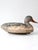 Vintage hand-painted mallard duck decoy with a broad, sculptural silhouette, carved wing detailing, and a beautifully...