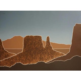 1980s Peter Keefer Mesa Petaca Hand-Signed Serigraph For Sale