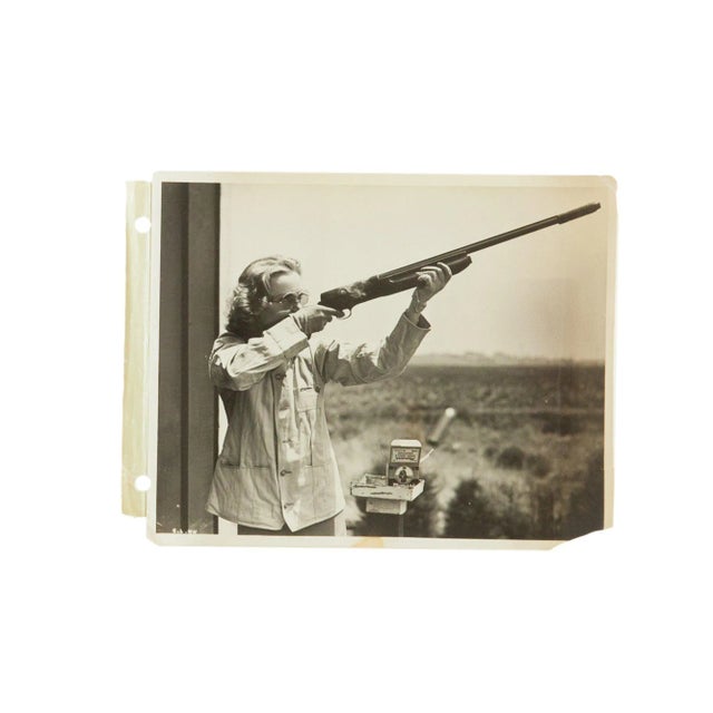 American Vintage Carole Lombard Photograph Shooting For Sale - Image 3 of 3
