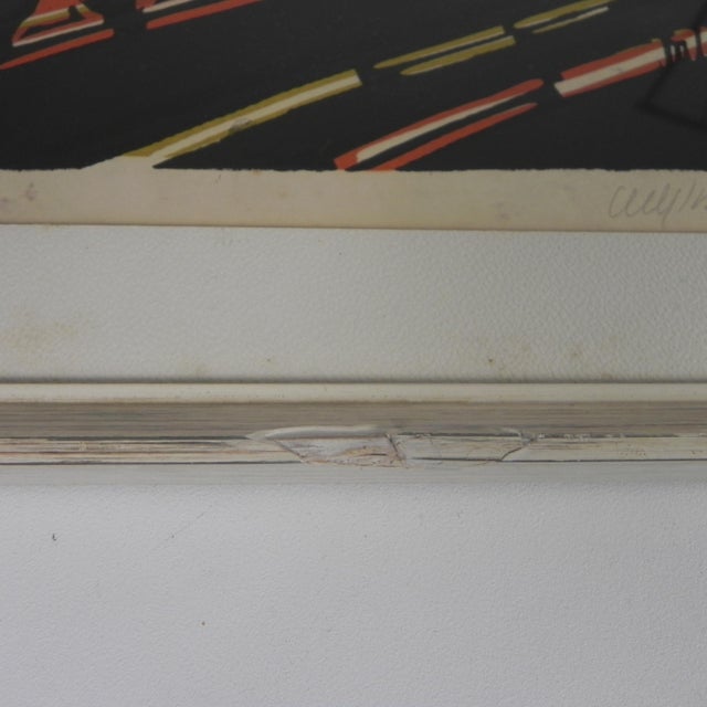 Litho Akke Sins, Plowing Farmers, 1963, Lithograph, Framed For Sale - Image 3 of 14