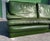 Postmodern Patinated Green Buffalo Leather Sofa by Roche Bobois