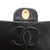 Vintage Chanel XL Jumbo Black Quilted Lambskin Gold-Tone Flap Shoulder Bag For Sale - Image 9 of 12