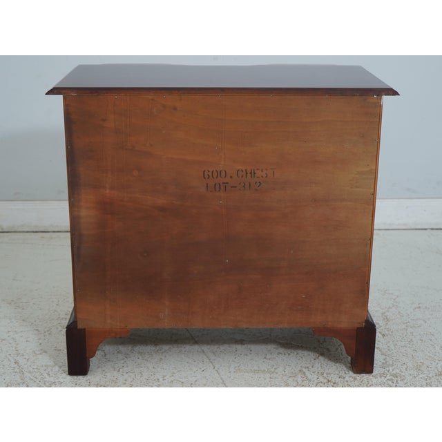 Hickory Chair Co Block Front Mahogany Goddard Chest For Sale - Image 12 of 12