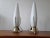 White Mid-Century Zukov Rocket Table Lamps, 1960s, Set of 2 For Sale - Image 8 of 15