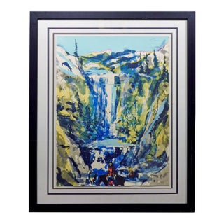Earl Biss "Walking Upon the Thundering Waters St II" Limited Edition Serigraph Hand Signed Framed For Sale
