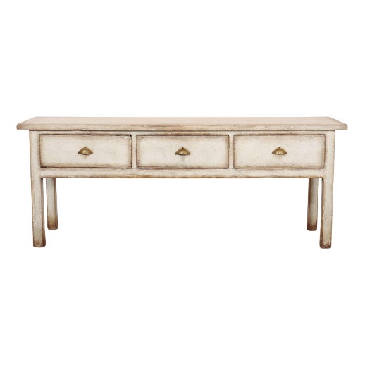 English Painted Dresser Base For Sale