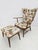 Set of Lounge Chair and Ottoman in Upholstered Walnut by Anna-Lülja Praun, Austria, 1950s For Sale - Image 4 of 18