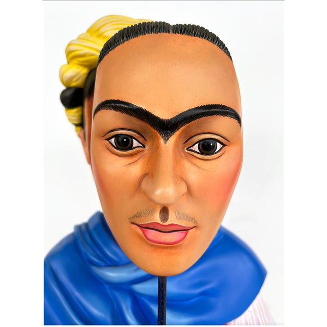 1990s Sergio Bustamante 'Homenage a Frida Kahlo', Rare Life-Size Sculpture 15/25 For Sale - Image 10 of 17