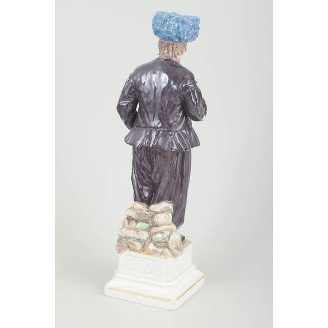 Porcelain Figurine of Man in Traditional Regional Costume from Royal Copenhagen For Sale - Image 5 of 8