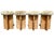Cicely Modern Stool by Bertu in New Zealand Sheepskin and White Oak For Sale In New York - Image 6 of 7
