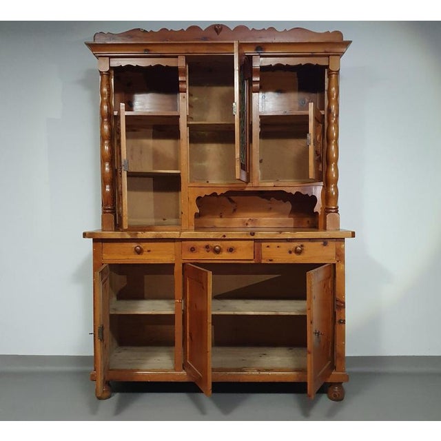 Wood Tiroler Wood Cupboard, 1950s For Sale - Image 7 of 18