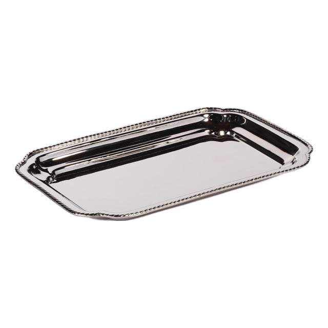 Andrea Polished Brass Tray, Small For Sale