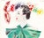 RARE BEAUTY! This is an original French magazine cover for Femina magazine that dates to 1935. Magazine cover art is...