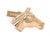 These pair of estate horse head cufflinks crafted in 3D solid 14k yellow gold and diamonds in the eyes. Material: 14k...