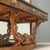 Console with Mirror in Walnut and Green Serpentine Marble For Sale - Image 8 of 12
