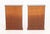 Modern Cherry Finish Pigeon Hole Bookcases, Pair For Sale In New York - Image 6 of 7