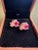 Bochic “Orient” Natural Ruby & Topaz Earrings Set In 18K Yellow Gold & Silver, 2 pieces For Sale - Image 4 of 12