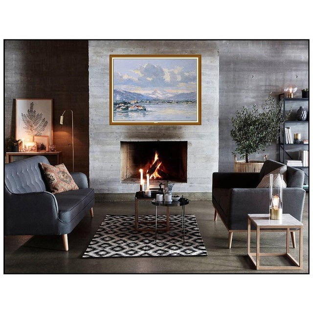 Message us to inquire about custom framing options! (Included for free with every purchase) The artwork here, "Morning in...