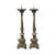 Italian 19th Century Brass Candle Holders, Set of 2 For Sale