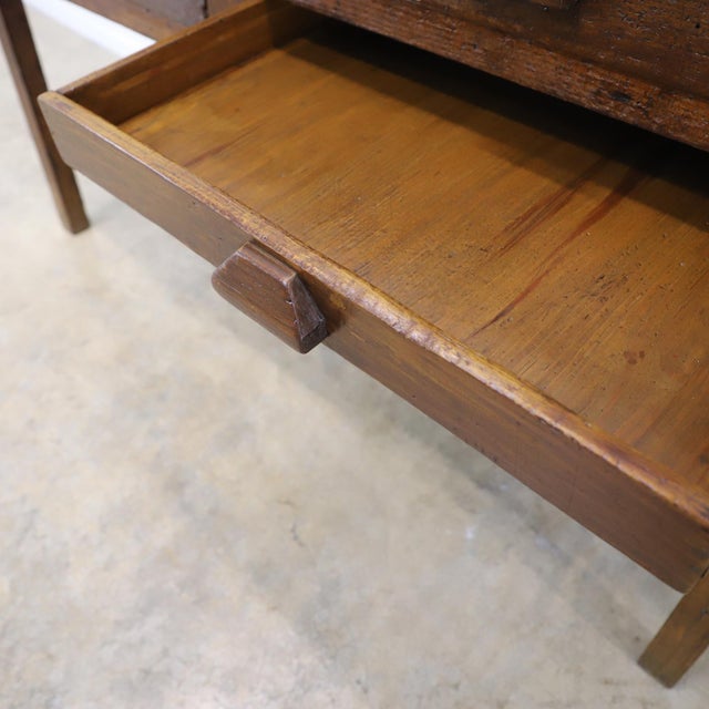 1930s Vintage Industrial Jeweler's Bench Work Table For Sale - Image 5 of 15