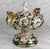 - Original 1970s Capodimonte Covered Pedestal Bowl - Attractive Hand Painted Porcelain with Heavily Decorated Cherub Motif...