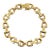 Late 20th Century Vintage Italian 18k Two-Tone Stirrup Links Bracelet For Sale - Image 5 of 8