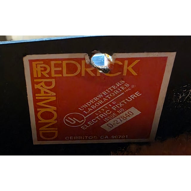 Chrome 1960s Flush Mount Ceiling Light by Robert Sonneman for Fredrick Ramond For Sale - Image 8 of 8