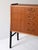 Wood Scandinavian Teak and Brass Bedside Table, 1950s For Sale - Image 7 of 10