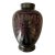 Murano Glass Vintage Amethyst Purple Mini Bud Vase Silver Floral Overlay Made in Italy For Sale