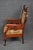 Traditional Antique Old World Carved Shield Back Armchair For Sale - Image 3 of 12
