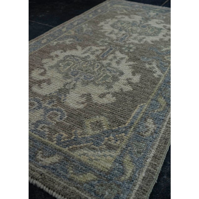 Turkish Turkish Oushak Rug 2' x 3'6" #19450 For Sale - Image 3 of 8