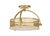 Contemporary Wildwood Moon Ceiling Light - Brass For Sale - Image 3 of 3