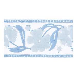 Schumacher Adra Hand Blocked Tape In Slate & Sky