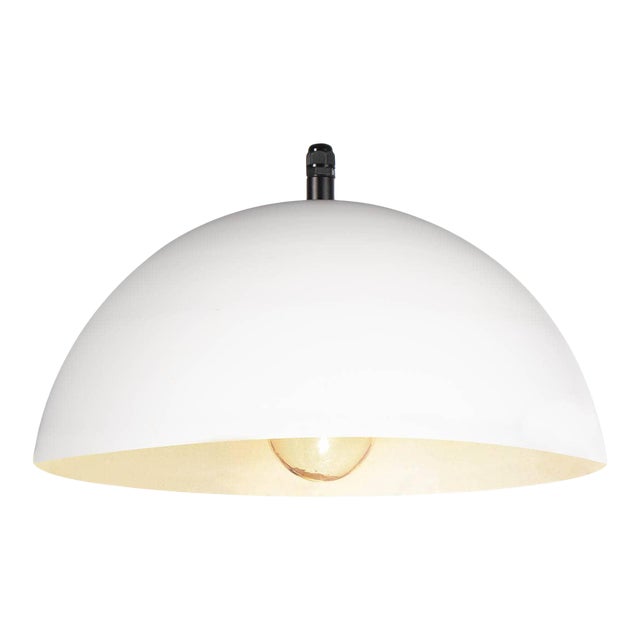 Regina Andrew Peridot Aluminum Outdoor Pendant, Small, White For Sale