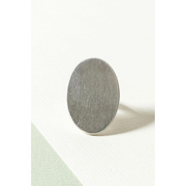 Modernist Silver Ring from Hans Hansen, 1960s For Sale - Image 4 of 7