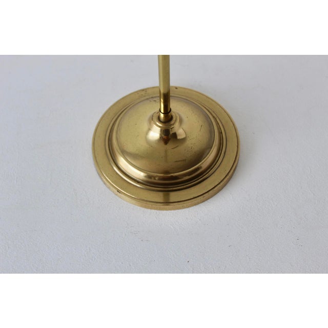 1970s Frederick Cooper Style Brass Pharmacy Library Reading Floor Lamp For Sale In Miami - Image 6 of 18