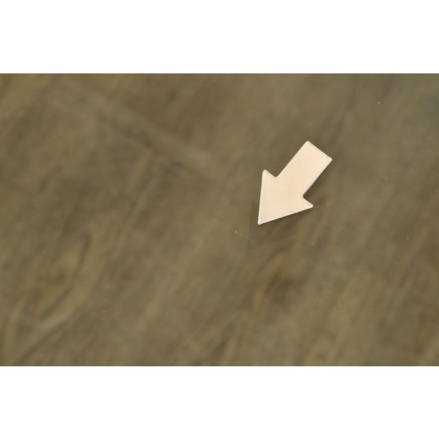 Minton Spindell 'Durant' Glass Top Iron Coffee Table For Sale - Image 17 of 18