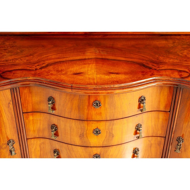Italian (One of a Kind) Original Italian Antique Buffet and Hutch For Sale - Image 3 of 4