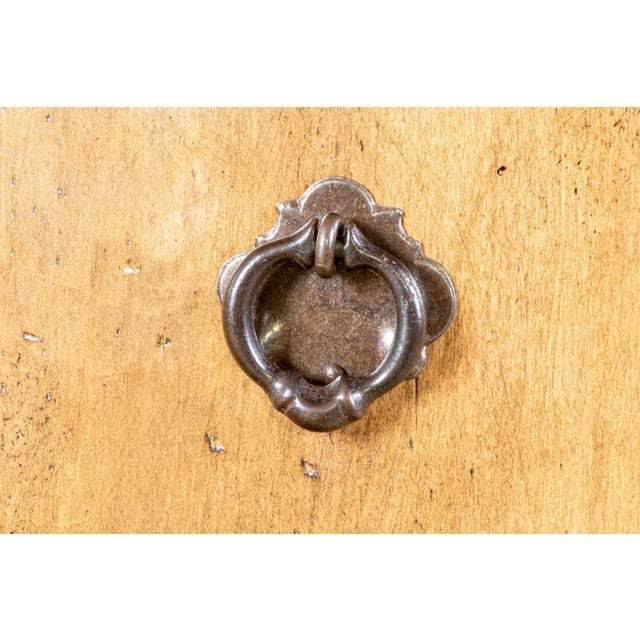 Transitional Two Door Maple Serpentine Front Cabinet For Sale - Image 12 of 13