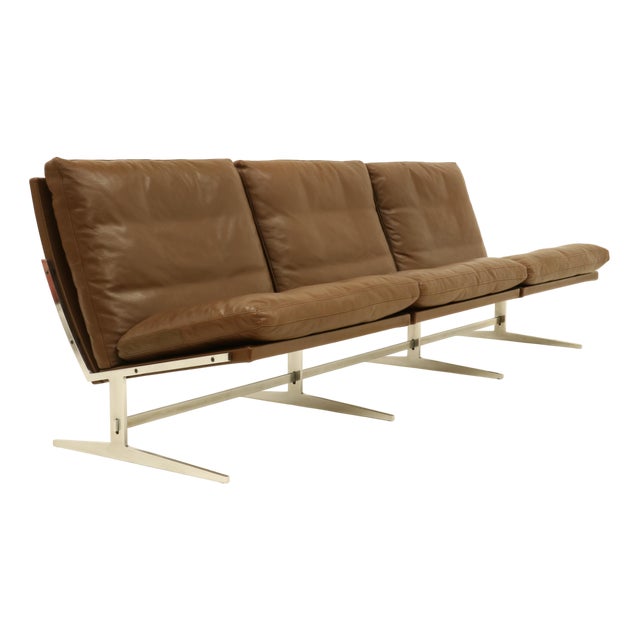 Model BO 563 Sofa by Preben Fabricius & Jorgen Kastholm for Bo-Ex, 1960s For Sale