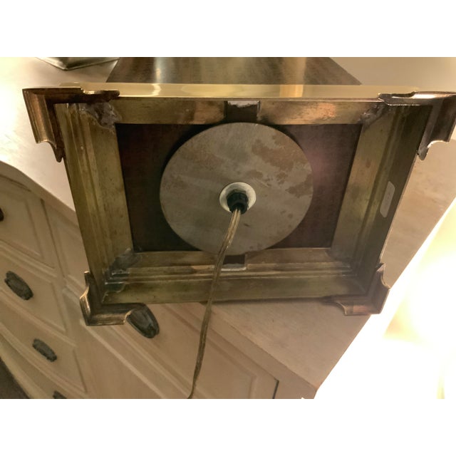 1980s Asian Inspired Frederick Cooper Lamps With Brass Appointments For Sale - Image 14 of 15