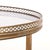 Traditional A French Directoire-Style Round Brass Occasional Table, C. 1945. For Sale - Image 3 of 5